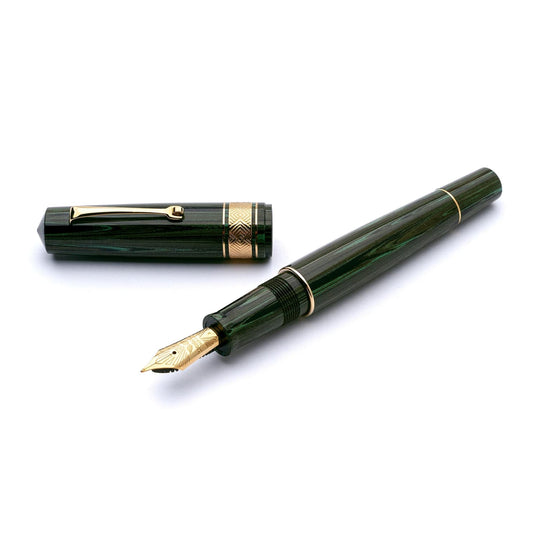 Leonardo Momento Zero Grande Masterpiece Ebonite in Green