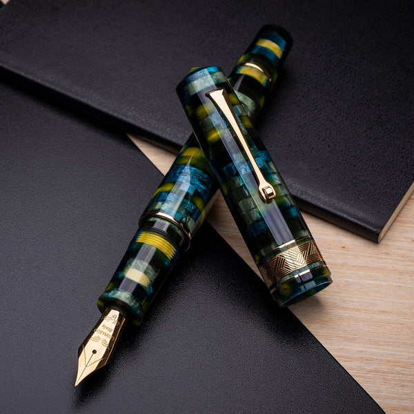 Leonardo Mosaico Fountain Pen in Baobab Fountain Pen