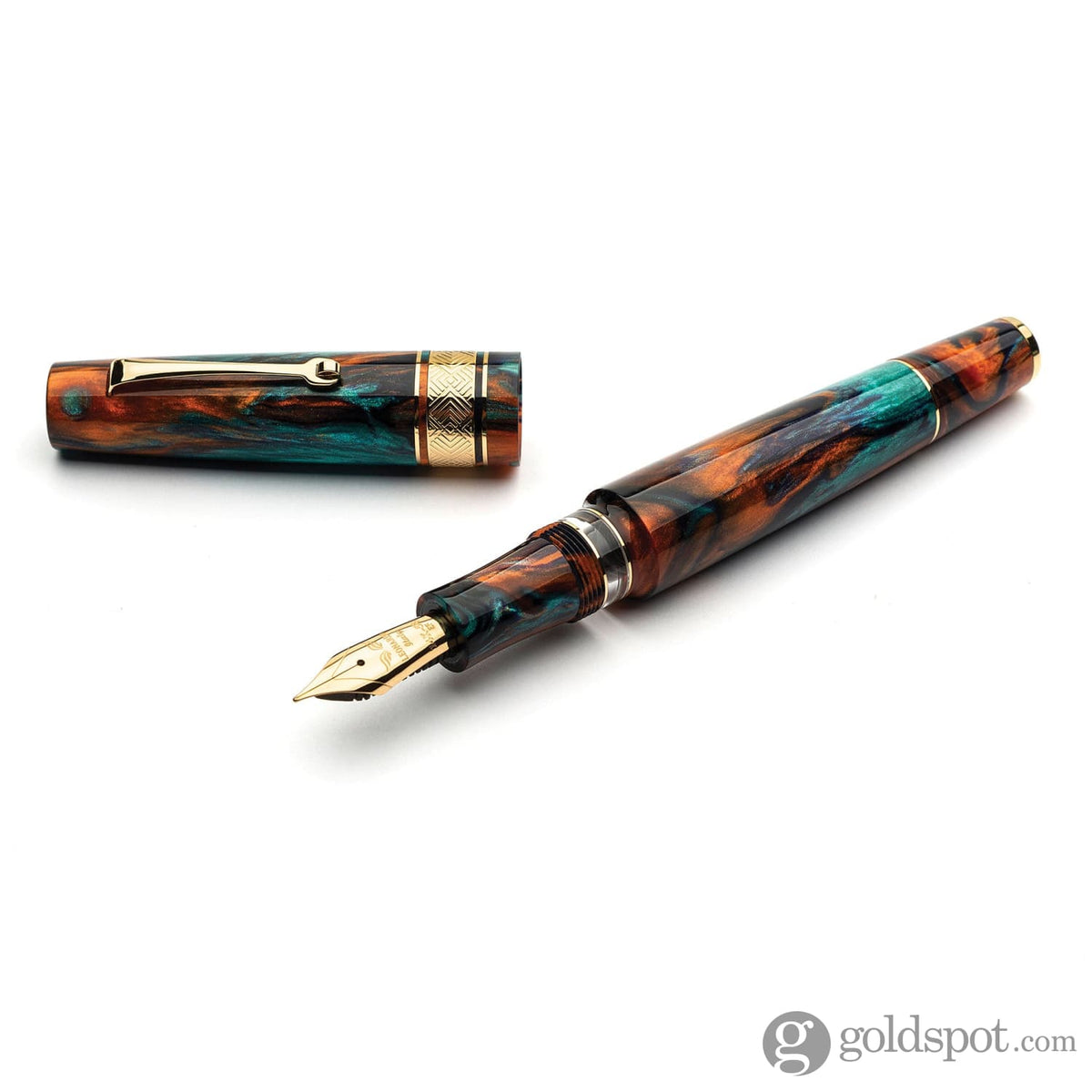 Leonardo Supernova Fountain Pen in Brooks Bohemian Twilight Limited Ed ...