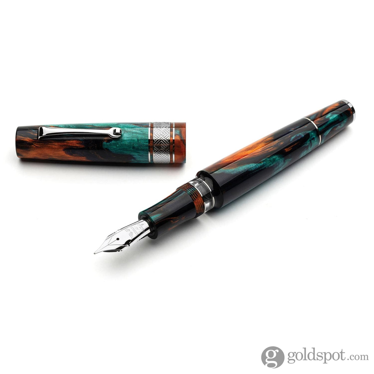 Leonardo Supernova Fountain Pen in Brooks Bohemian Twilight Limited Ed ...