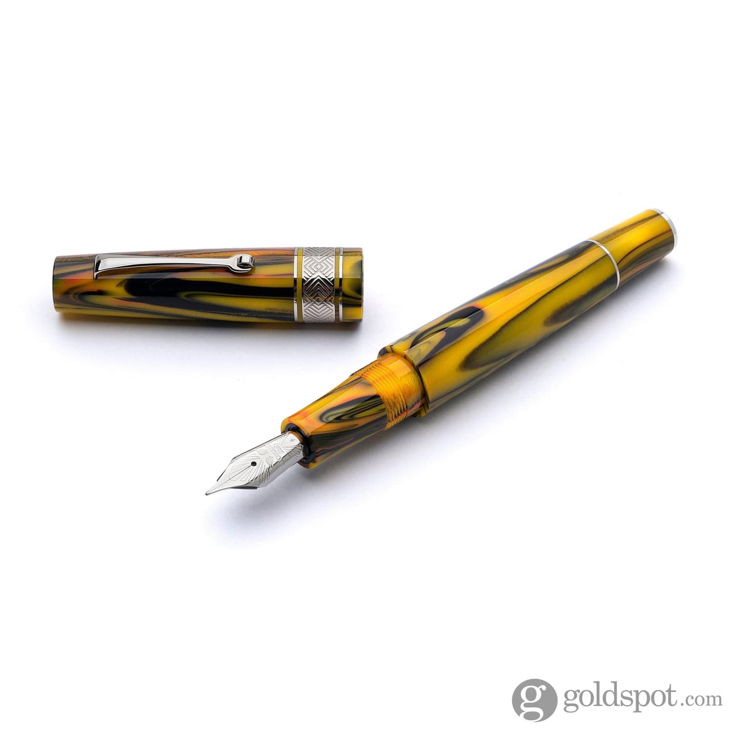 Leonardo Supernova Regular Size Fountain Pen in Galleria with Silver Trim Fountain Pen