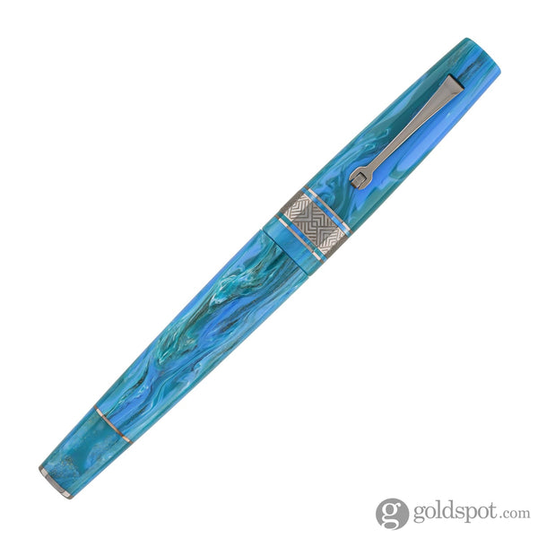 Leonardo Supernova Regular Size Fountain Pen in Star Light Blue with Ruthenium Trim Fountain Pen