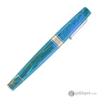 Leonardo Supernova Regular Size Fountain Pen in Star Light Blue with Silver Trim Fountain Pen