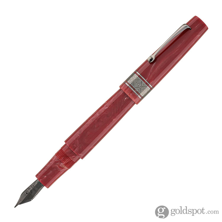 Leonardo Supernova Regular Size Fountain Pen in Star Light Pink with Ruthenium Trim Fountain Pen