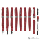 Leonardo Supernova Regular Size Fountain Pen in Star Light Pink with Ruthenium Trim Fountain Pen