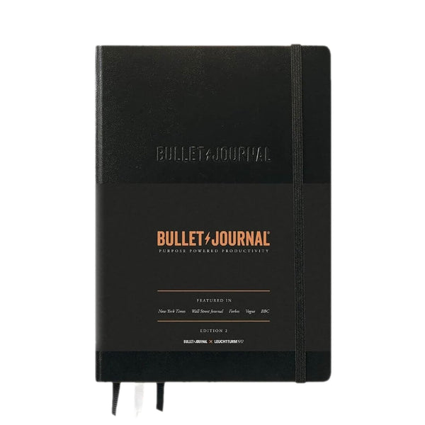 Leuchtturm 1917 Hardcover Bullet Journal Edition 2 in Black - A5 Notebook