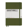 Leuchtturm 1917 Hardcover Dot Grid Notebook in Army Green - A5 Notebook