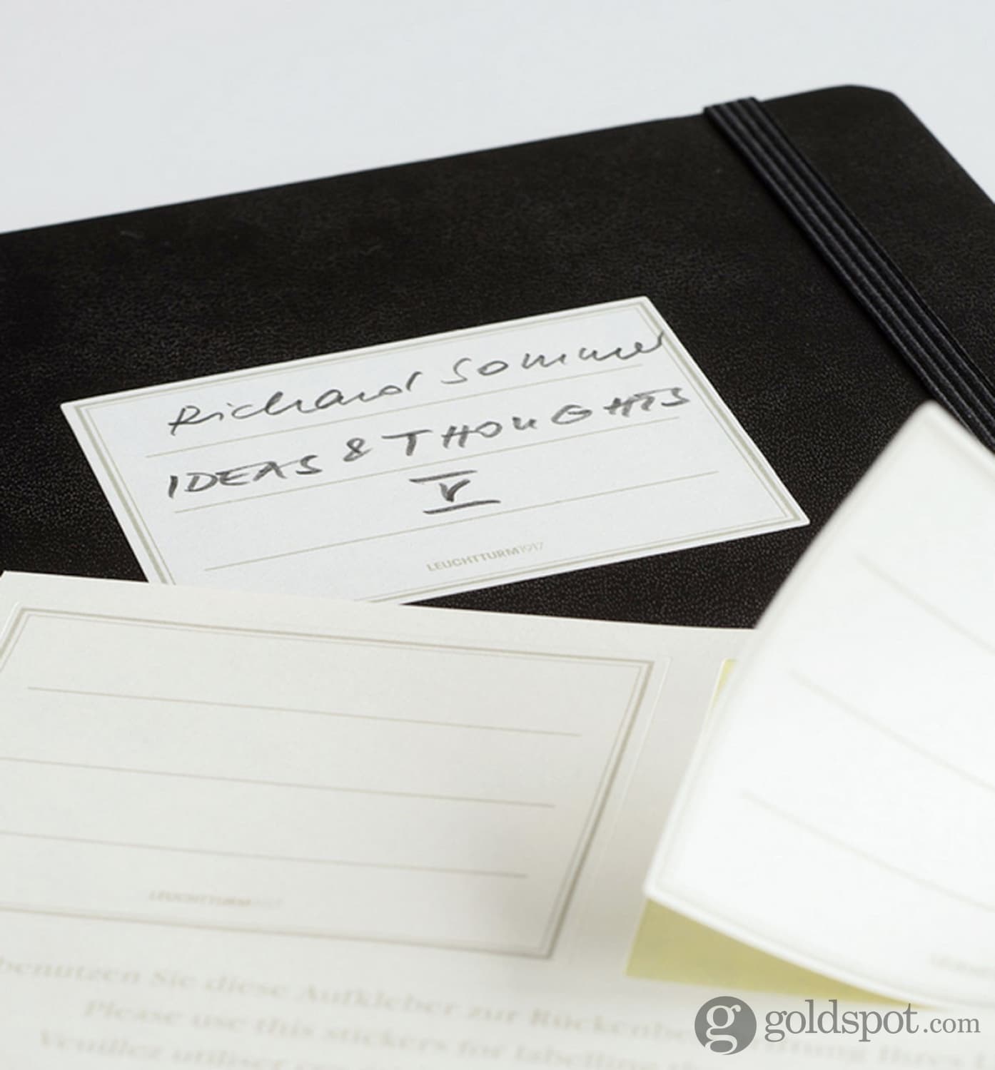 Leuchtturm 1917 Hardcover Dot Grid Notebook in Black - A5 Notebook