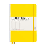 Leuchtturm 1917 Hardcover Dot Grid Notebook in Lemon Yellow - A5