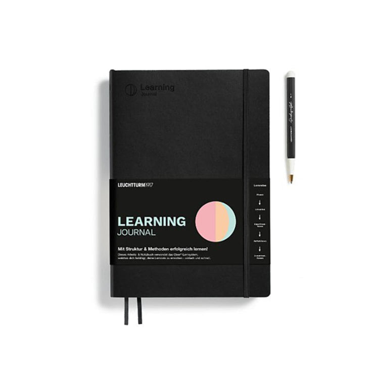 Leuchtturm 1917 Learning Journal in Black - B5 Notebooks Journals