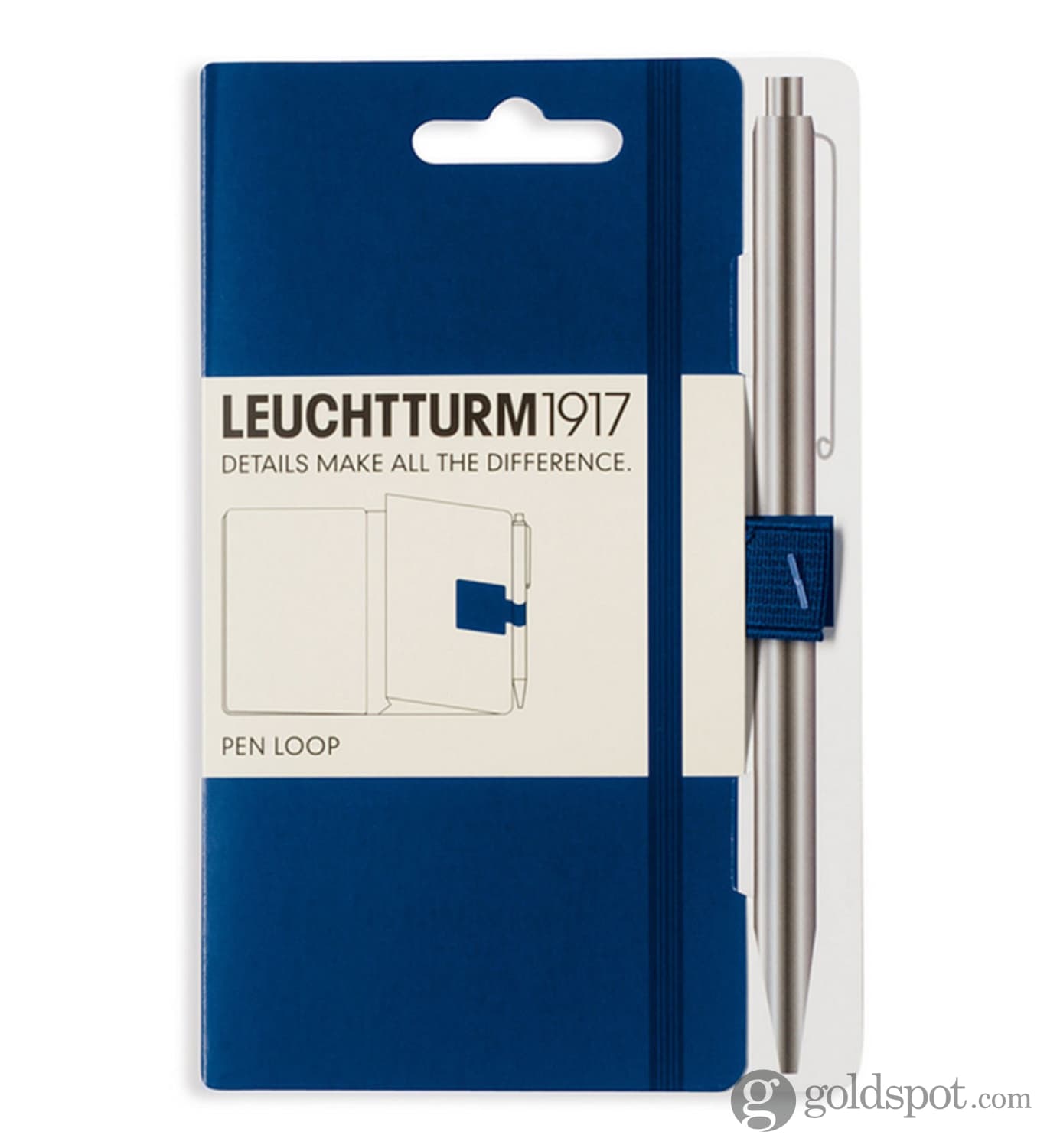 Leuchtturm 1917 Pen Loop in Navy Blue Accessory