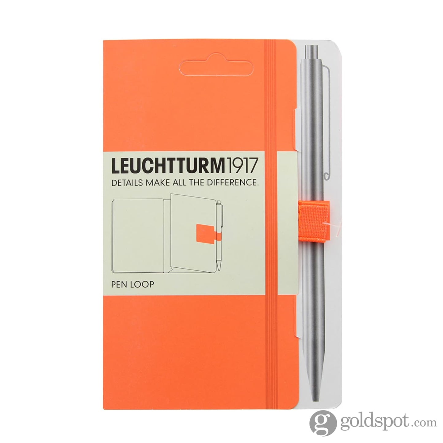 Leuchtturm 1917 Pen Loop in Neon Orange Accessory