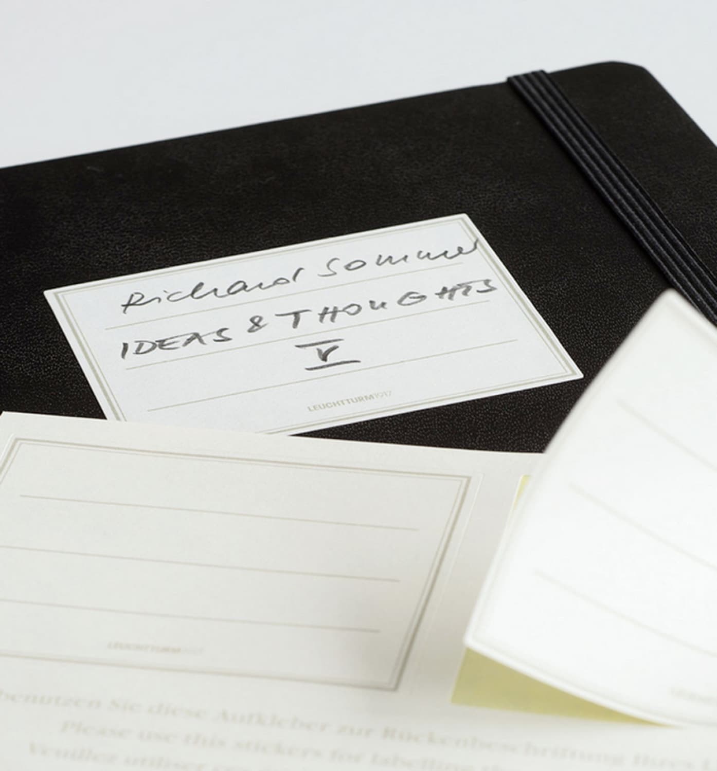 Leuchtturm 1917 Ruled Softcover Lined Notebook in Black - A5 Notebook