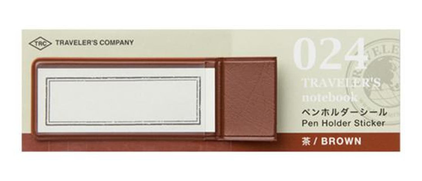 Midori TRAVELERS Notebook Penholder Seal in Brown Accessory