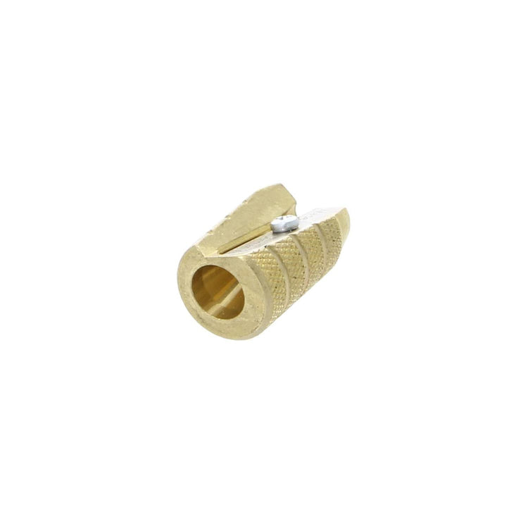 Mobius + Ruppert in Brass Artists Pencil Sharpener in Bullet / Grenade Accessory