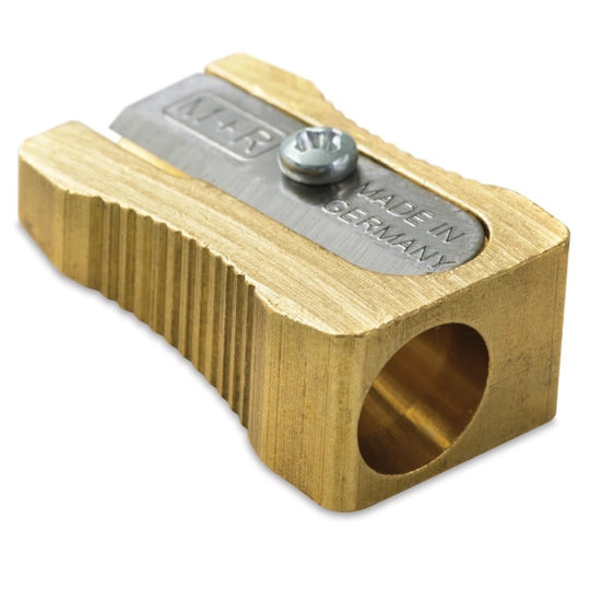 Mobius + Ruppert in Brass Pencil Sharpener in Single Wedge