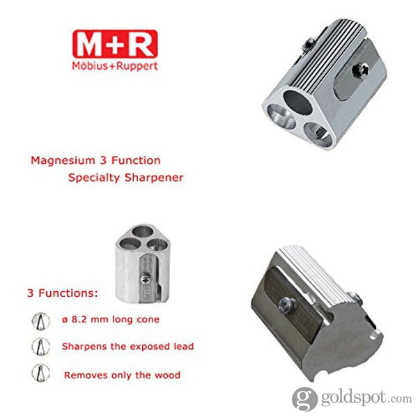 Mobius + Ruppert in Magnesium 3 Function Specialty Sharpener Accessory