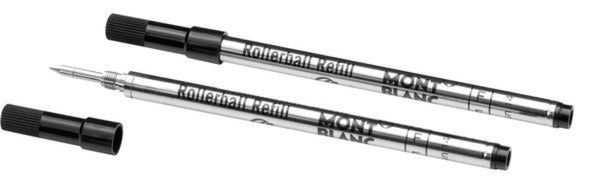 Montblanc Rollerball Refill in Mystery Black - Fine Point - Pack of 2 Rollerball Refill