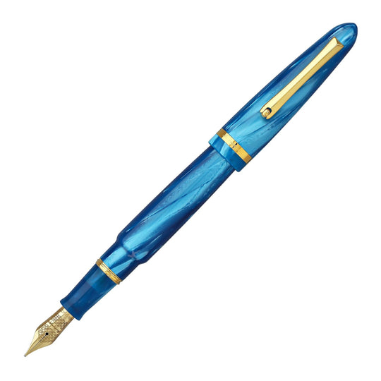 Montegrappa Venetia Fountain Pen in Turquoise Celluloid with 18kt gold nib - Limited Edition