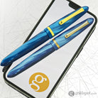 Montegrappa Venetia Fountain Pen in Turquoise Celluloid with 18kt gold nib - Limited Edition Fountain Pen
