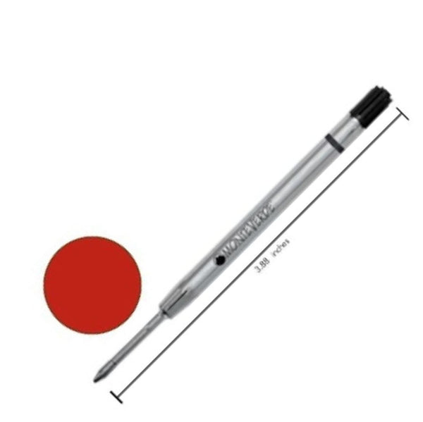 Monteverde Capless Parker Style Gel Pen Refill in Red - Fine Point Gel Refill
