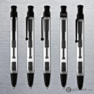 Monteverde Engage One Touch Ink Ball Pen in Clear Demonstrator Rollerball Pen