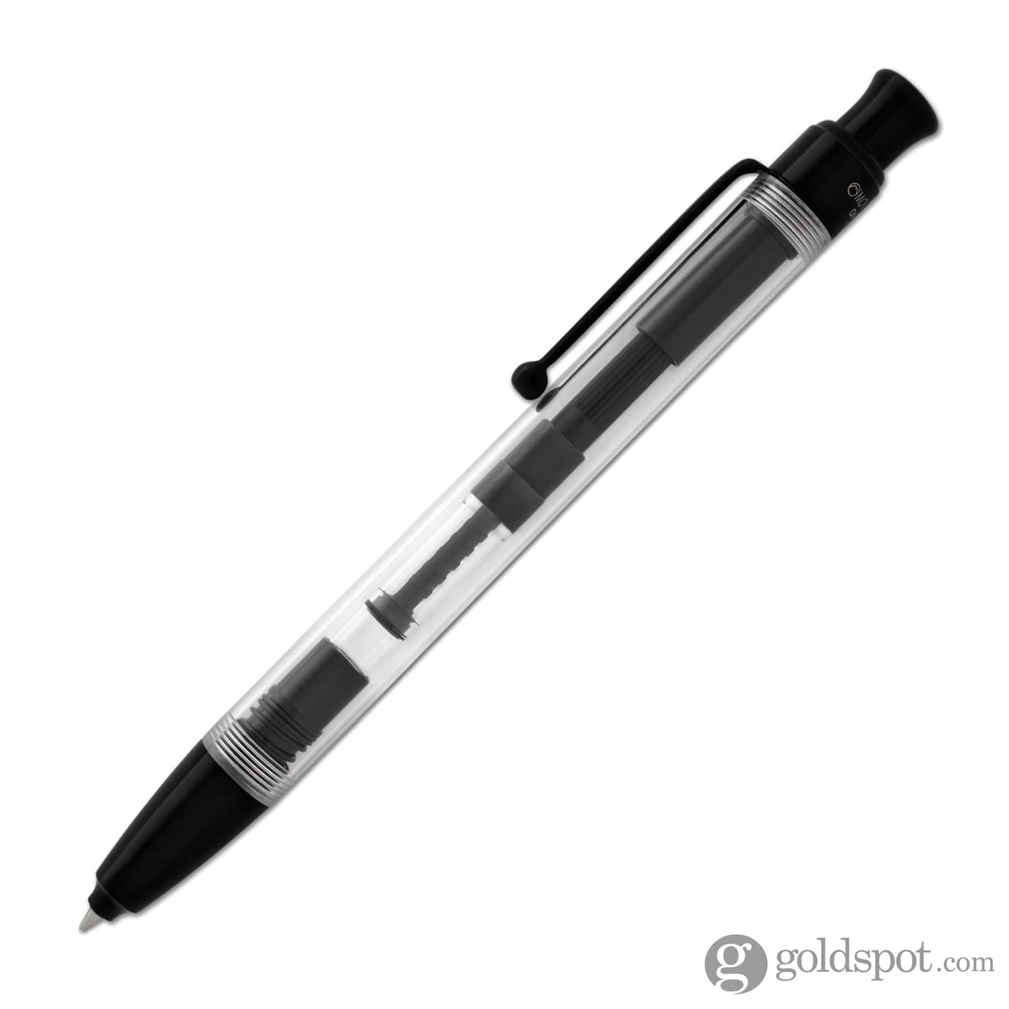 Monteverde Engage One Touch Ink Ball Pen in Clear Demonstrator Rollerball Pen