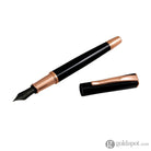 Monteverde Impressa Fountain Pen in Black with Rose Gold Trim Fountain Pen