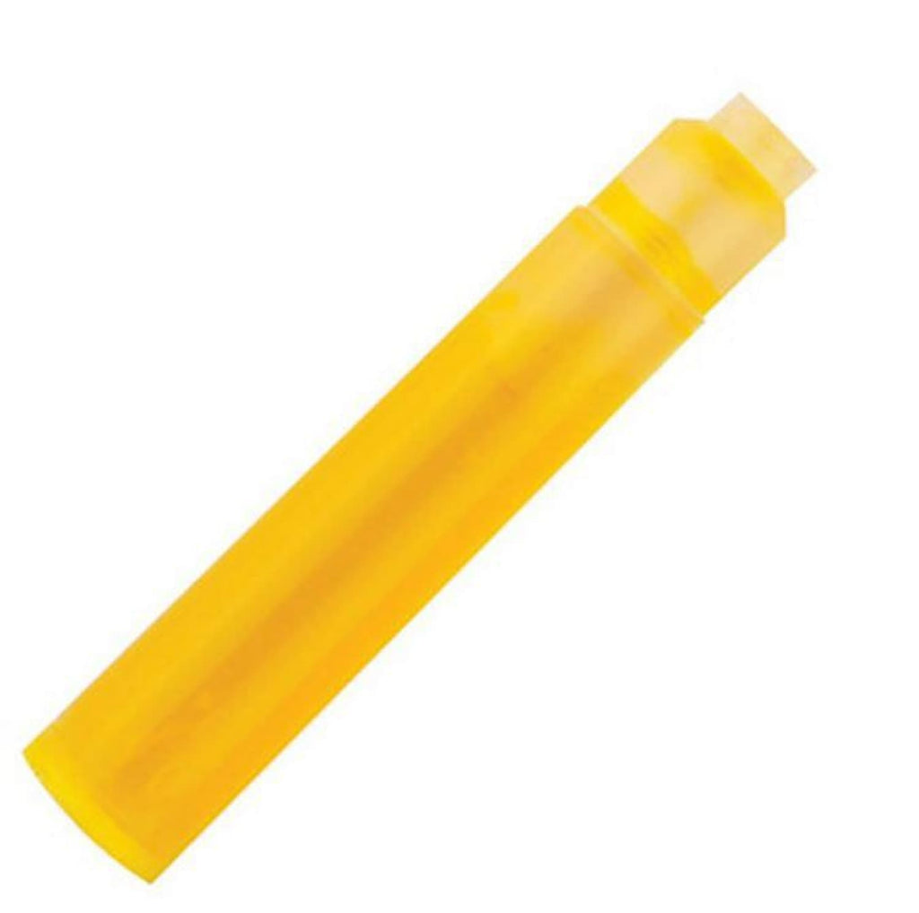 Monteverde Ink Cartridges International Size in Yellow - Pack of 6 Fountain Pen Cartridges