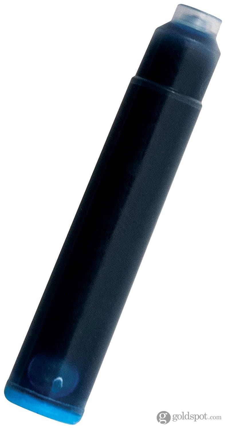 Monteverde Ink Cartridges International Size in Turquoise - Pack of 6 Fountain Pen Cartridges