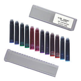 Monteverde International Size Ink Cartridge Assorted - Pack of 12
