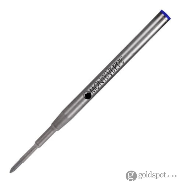 Monteverde Metal Tube Rollerball Refill in Blue Broad Rollerball Refill