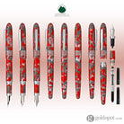 Monteverde Mountains of the World Fountain Pen in Ruby Fountain Pen