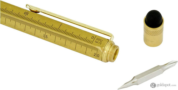 Monteverde One Touch Stylus Tool Ballpoint Pen in Brass Ballpoint Pen