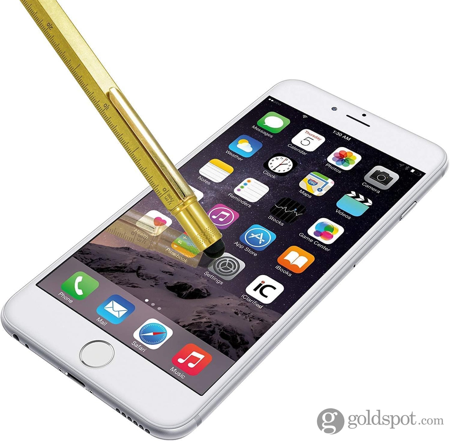 Monteverde One Touch Stylus Tool Ballpoint Pen in Brass Ballpoint Pen