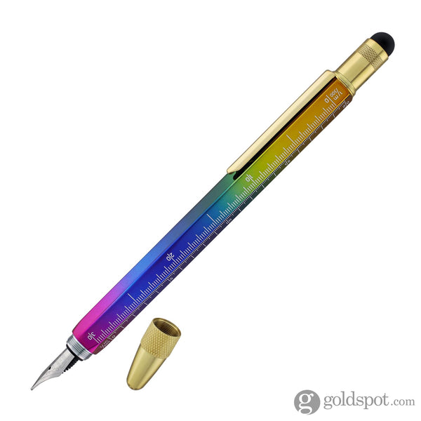 Monteverde One Touch Stylus Tool Rainbow Fountain Pen Broad