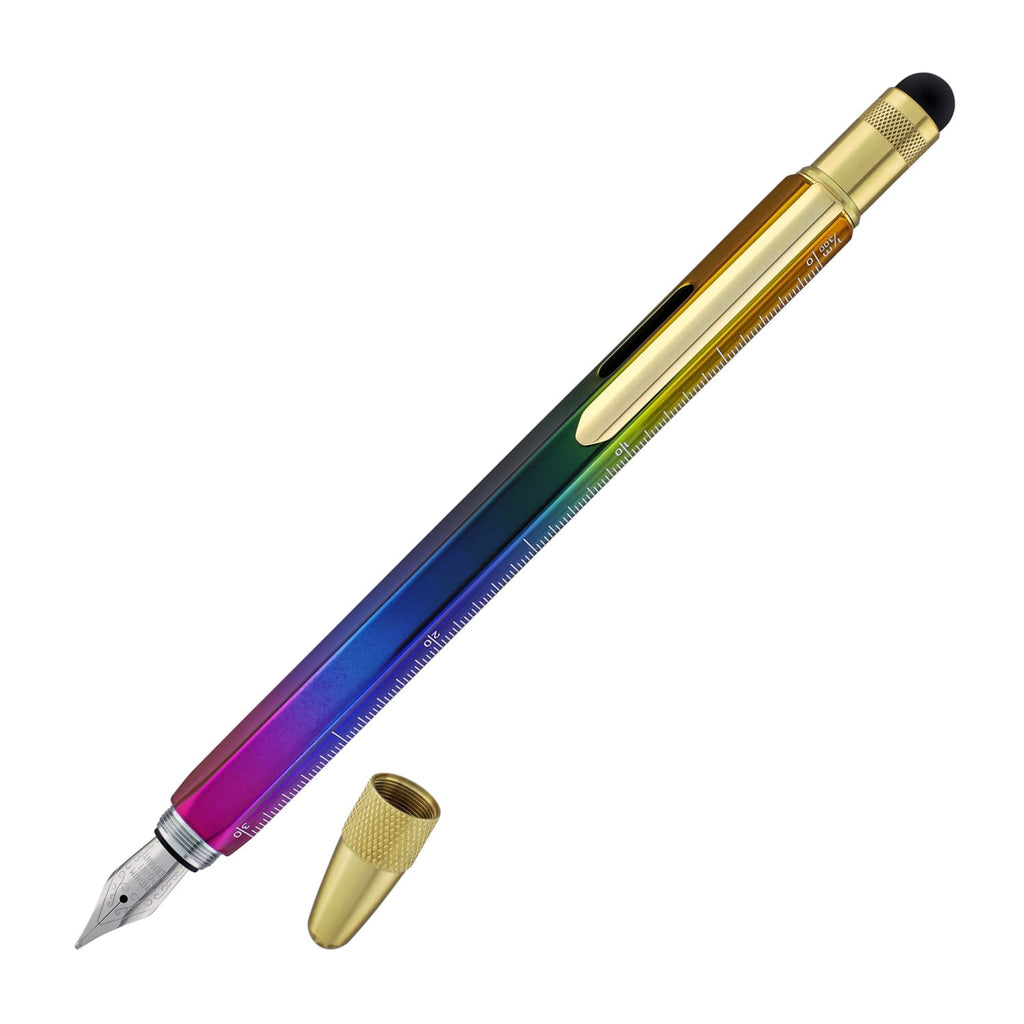 Monteverde One Touch Stylus Tool Fountain Pen in Rainbow - Goldspot Pens