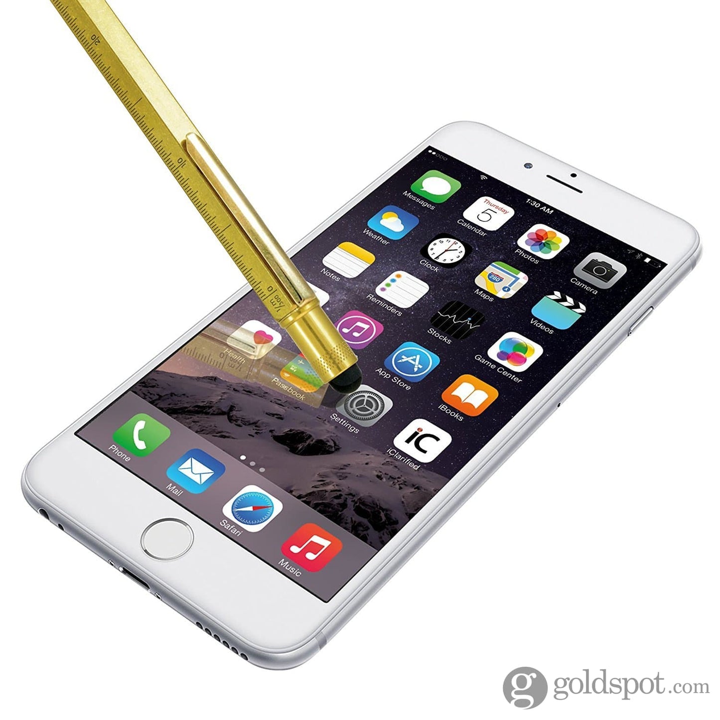 Monteverde One Touch Stylus Tool Ink Ball Pen in Brass Rollerball Pen