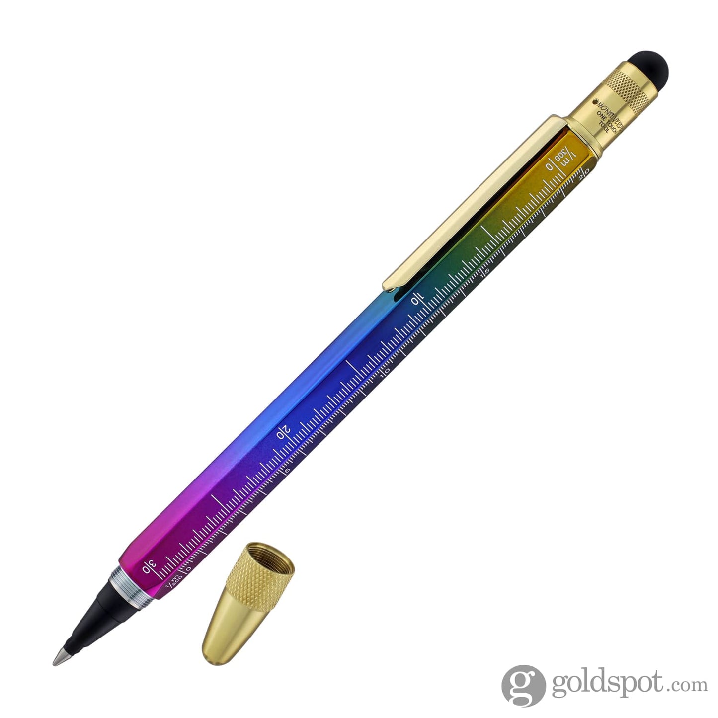 Monteverde One Touch Stylus Tool Ink Ball Pen in Rainbow Rollerball Pen