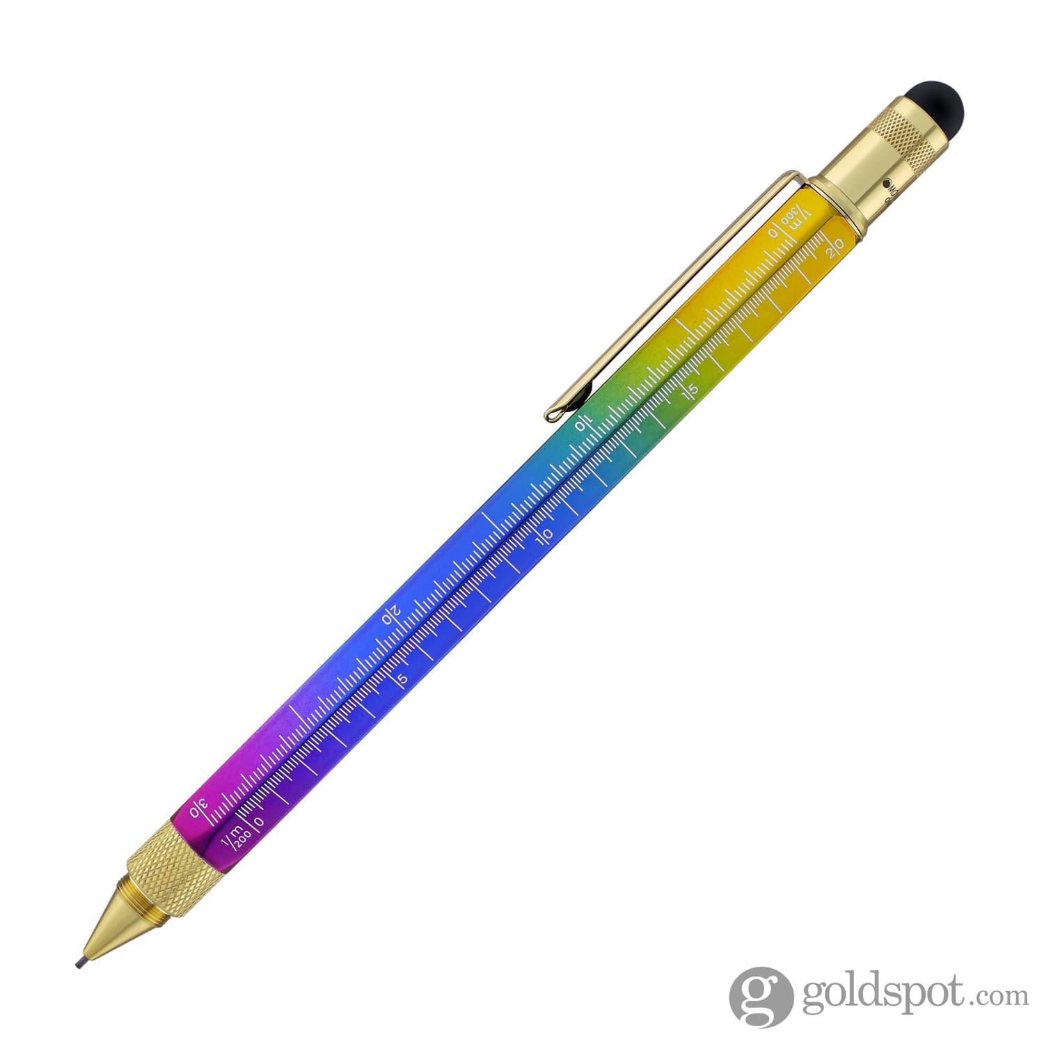 Monteverde One Touch Stylus & Ballpoint Pen – Grey Metal, Chrome Trim, Black Ink, Made In Taiwan