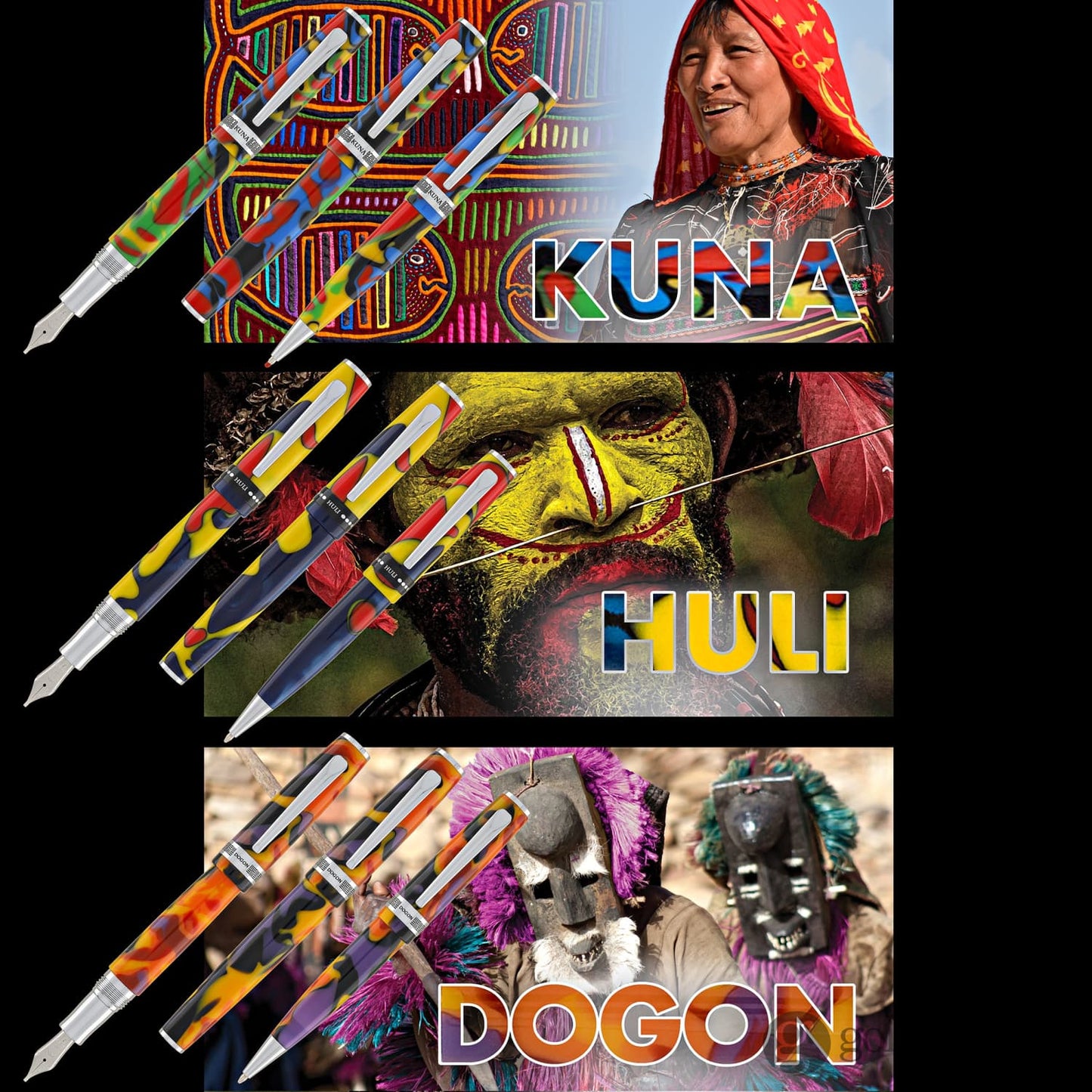 Monteverde People of the World Fountain Pen in Kuna Fountain Pen