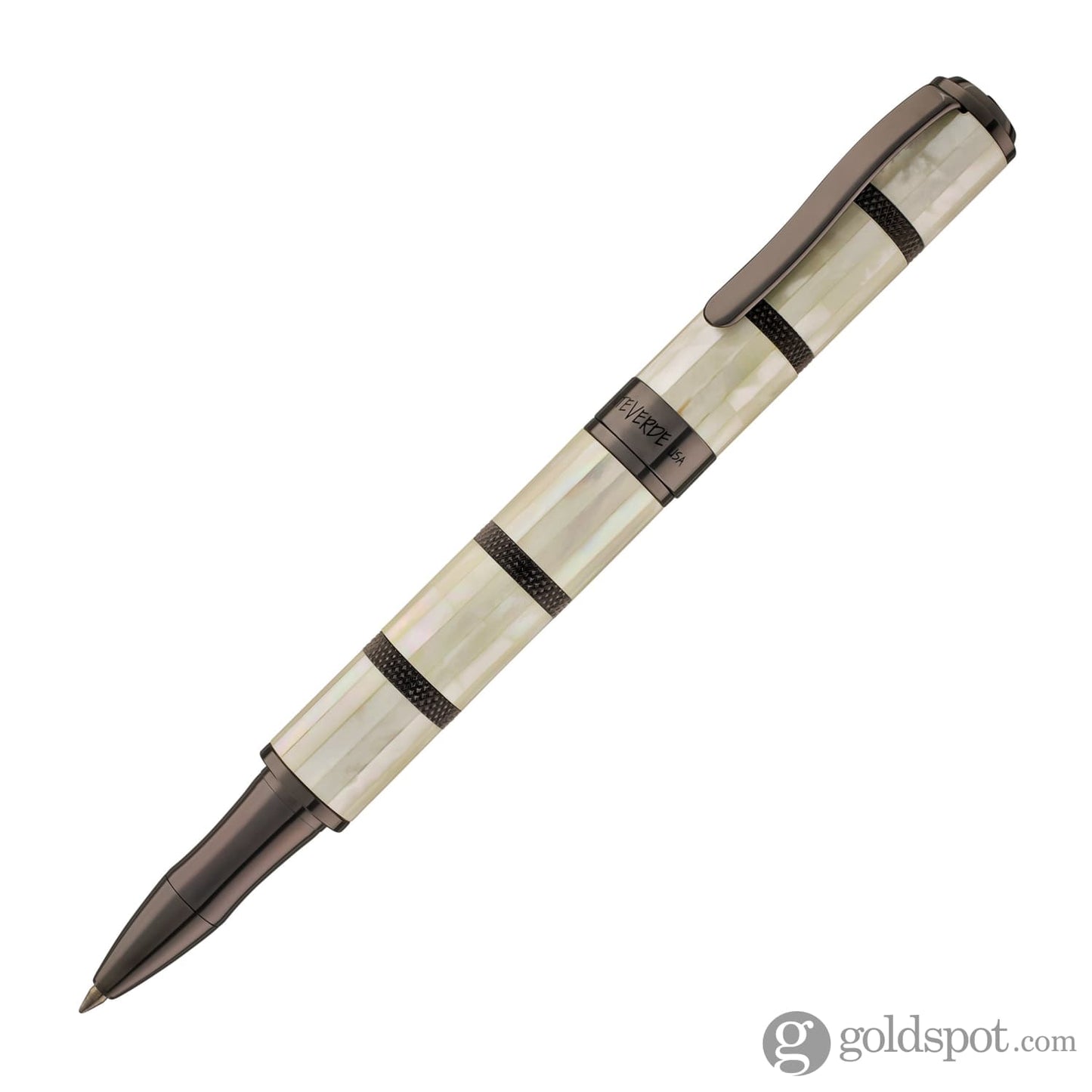 Monteverde Regatta Mother of Pearl Rollerball Pen in Gunmetal Limited Edition Rollerball Pen