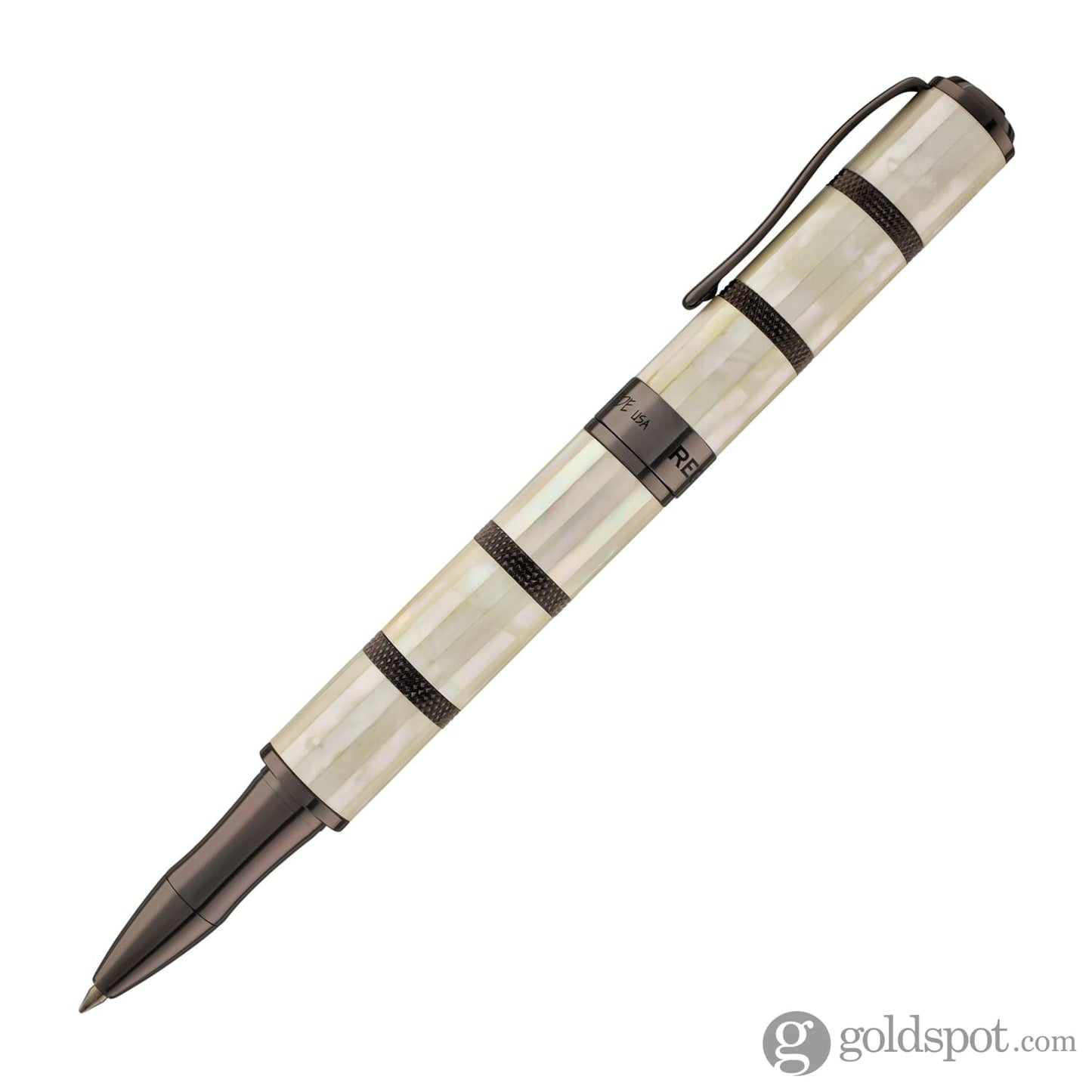 Monteverde Regatta Mother of Pearl Rollerball Pen in Gunmetal Limited Edition Rollerball Pen