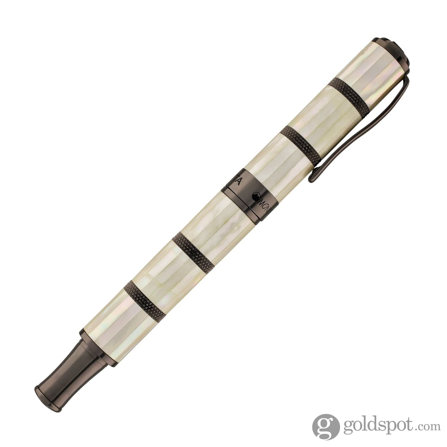 Monteverde Regatta Mother of Pearl Rollerball Pen in Gunmetal Limited Edition Rollerball Pen