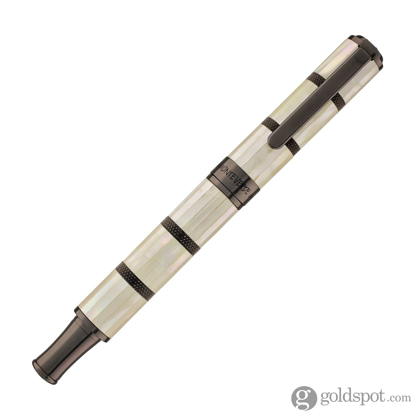 Monteverde Regatta Mother of Pearl Rollerball Pen in Gunmetal Limited Edition Rollerball Pen
