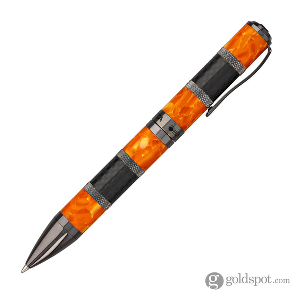 Monteverde Regatta Sport Ballpoint Pen in Orange/Carbon Fiber Ballpoint Pen