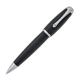 Monteverde Super Mega Ballpoint Pen in Carbon Fiber with Chrome Trim