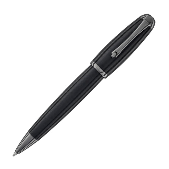 Monteverde Super Mega Ballpoint Pen in Carbon Fiber with Gunmetal Trim