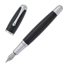 Monteverde Super Mega Fountain Pen in Carbon Fiber with Chrome Trim Fountain Pen