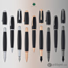 Monteverde Super Mega Fountain Pen in Carbon Fiber with Chrome Trim Fountain Pen